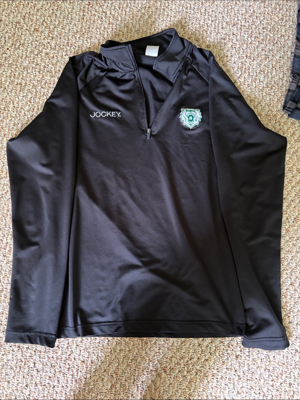 Jockey Black Long-Sleeve Quarter Zip